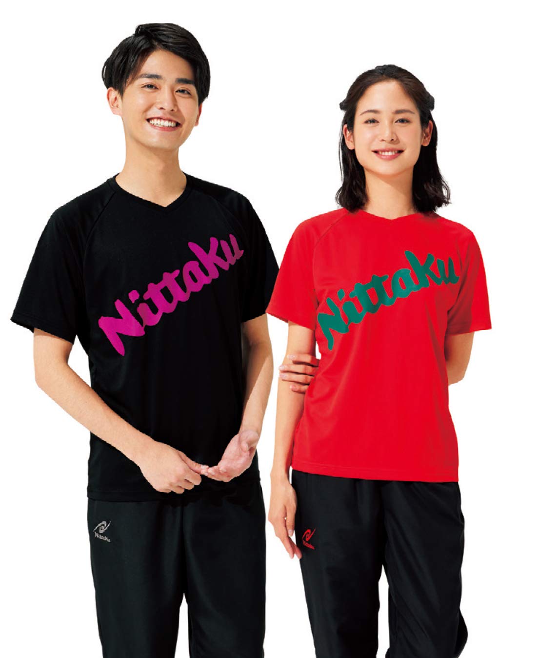 Amazon.co.jp: ニッタク(Nittaku) 卓球 男女兼用 ビーロゴTシャツ 半袖